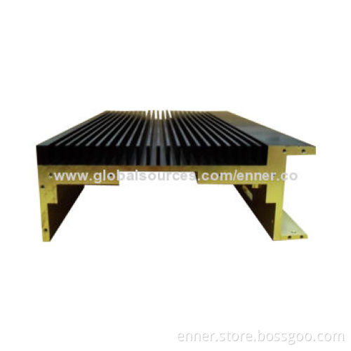 Yellow Chromate and Painting Aluminum Heat-sink, Sized 350*210*80mm